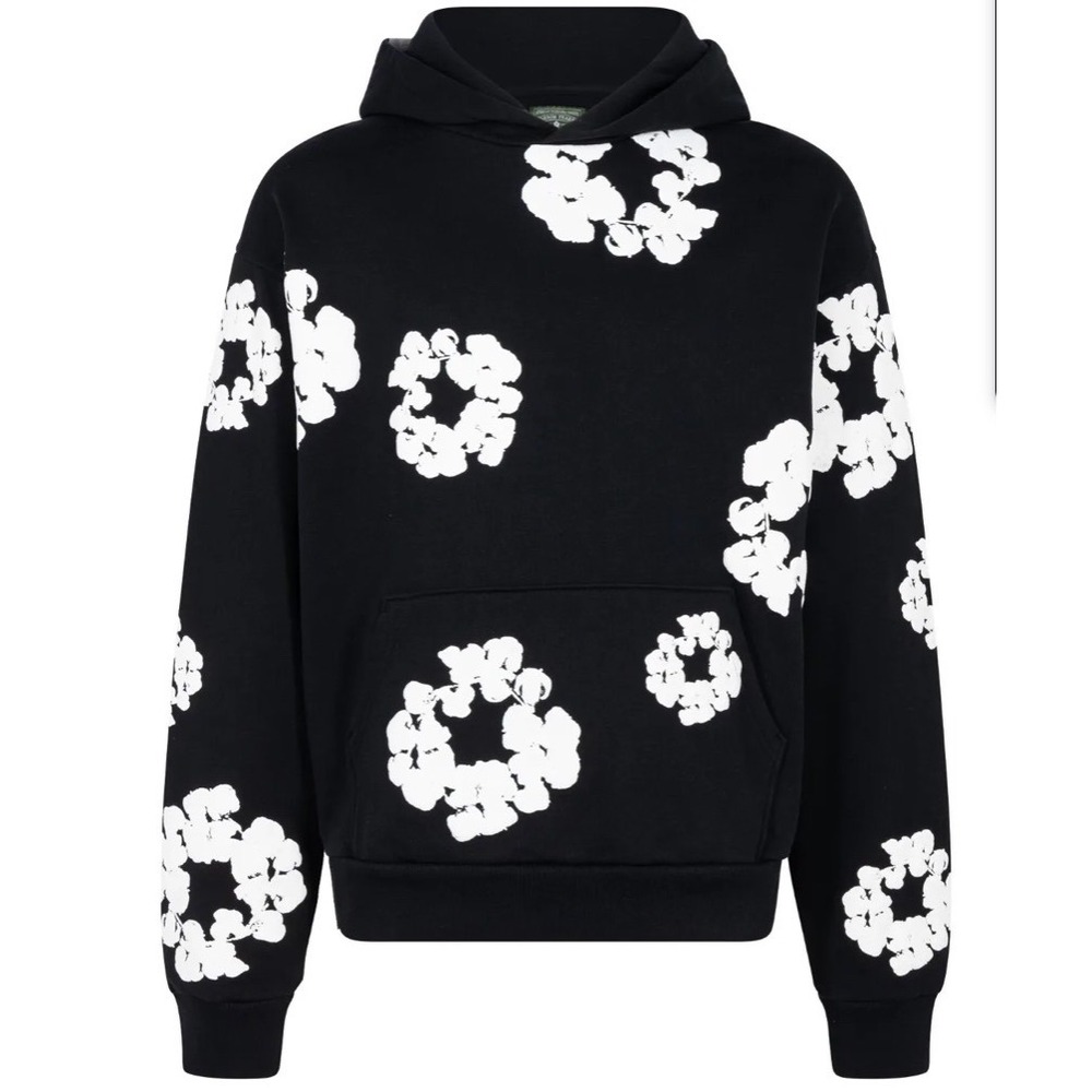 Denim‎ Tears Cotton Wreath Hoodie Black Size XL New With Tags